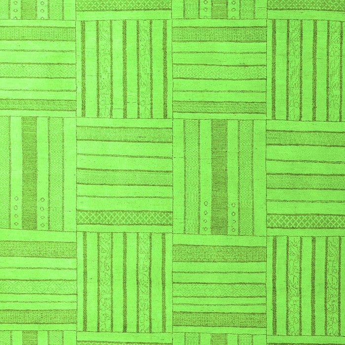 Checkered Green Modern Rug, abs5565grn