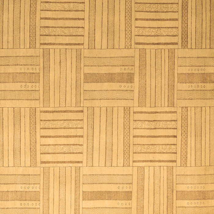 Square Checkered Brown Modern Rug, abs5565brn