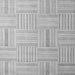 Square Machine Washable Checkered Gray Modern Rug, wshabs5565gry