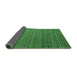 Sideview of Abstract Emerald Green Modern Rug, abs5566emgrn