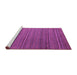 Sideview of Machine Washable Abstract Purple Modern Area Rugs, wshabs5566pur