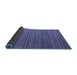 Sideview of Abstract Blue Modern Rug, abs5566blu