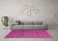 Machine Washable Abstract Pink Modern Rug, wshabs5566pnk