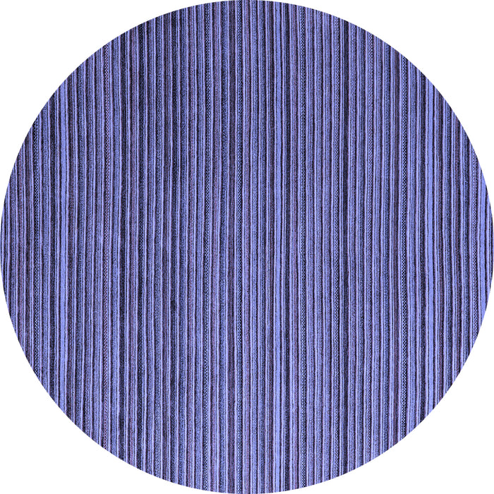 Round Machine Washable Abstract Blue Modern Rug, wshabs5566blu