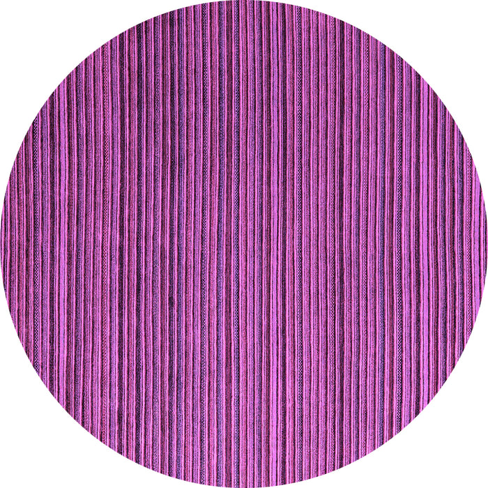 Round Machine Washable Abstract Purple Modern Area Rugs, wshabs5566pur