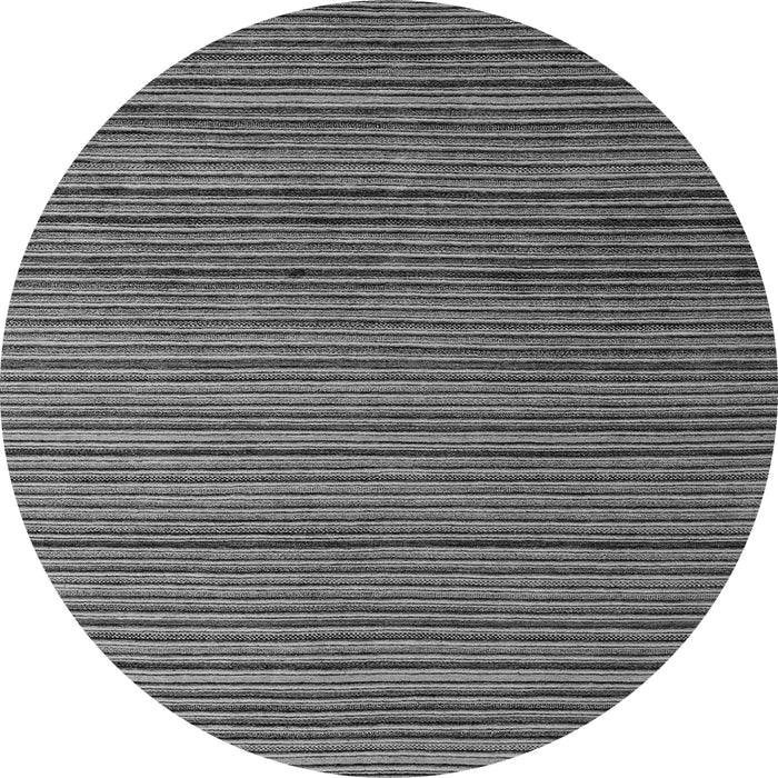 Round Machine Washable Abstract Gray Modern Rug, wshabs5566gry