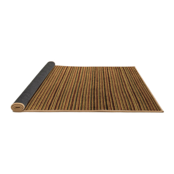 Sideview of Abstract Brown Modern Rug, abs5566brn