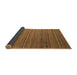 Sideview of Abstract Brown Modern Rug, abs5566brn