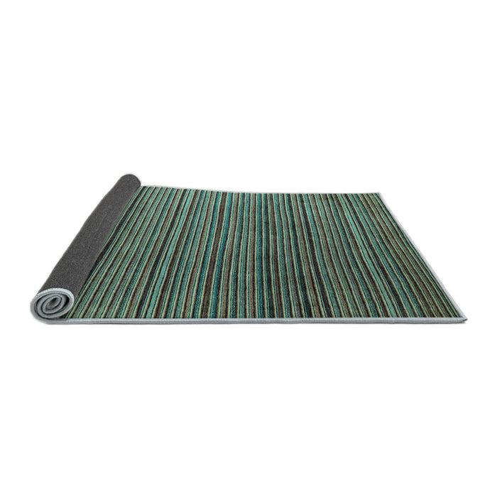 Sideview of Abstract Light Blue Modern Rug, abs5566lblu