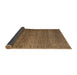 Sideview of Abstract Bronze Brown Modern Rug, abs5567