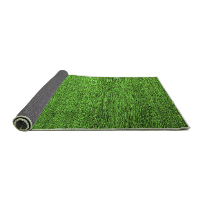 Sideview of Abstract Green Modern Rug, abs5567grn