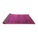 Sideview of Abstract Pink Modern Rug, abs5567pnk