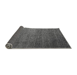 Sideview of Abstract Gray Modern Rug, abs5567gry