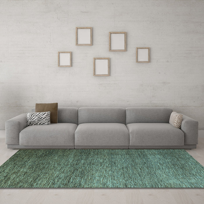 Machine Washable Abstract Light Blue Modern Rug in a Living Room, wshabs5567lblu