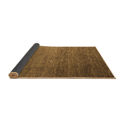 Sideview of Abstract Brown Modern Rug, abs5567brn