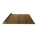 Sideview of Abstract Brown Modern Rug, abs5567brn