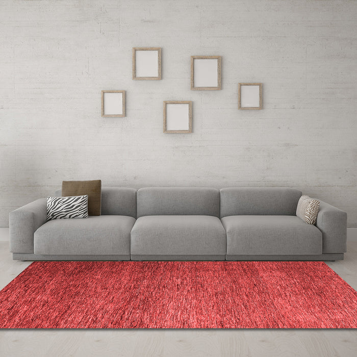 Modern Red Washable Rugs