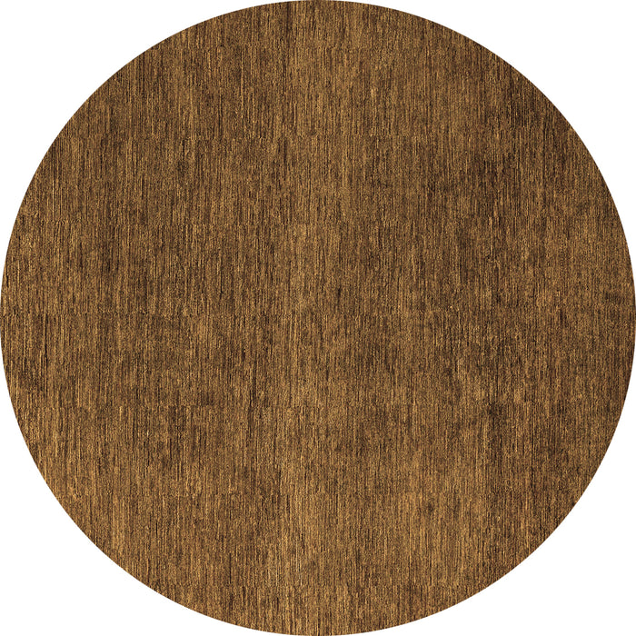 Round Abstract Brown Modern Rug, abs5568brn