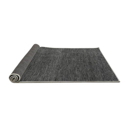 Sideview of Abstract Gray Modern Rug, abs5568gry