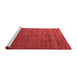 Modern Red Washable Rugs