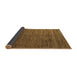 Sideview of Abstract Brown Modern Rug, abs5569brn