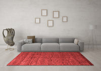 Machine Washable Abstract Red Modern Rug, wshabs5569red