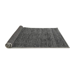 Sideview of Abstract Gray Modern Rug, abs5569gry