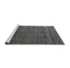 Sideview of Machine Washable Abstract Gray Modern Rug, wshabs5569gry