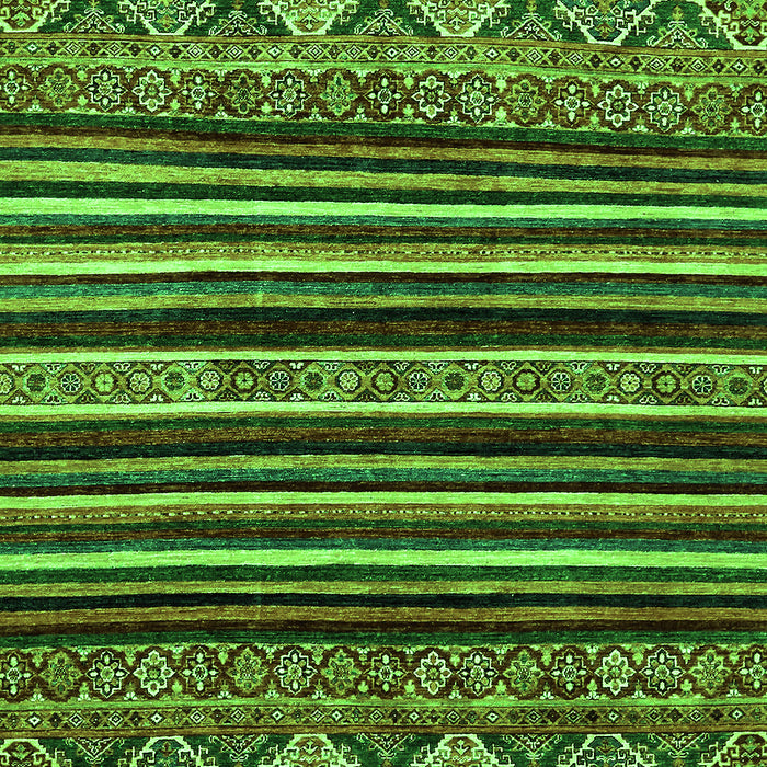 Abstract Green Modern Rug, abs556grn