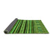 Sideview of Abstract Green Modern Rug, abs556grn