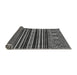 Sideview of Abstract Gray Modern Rug, abs556gry