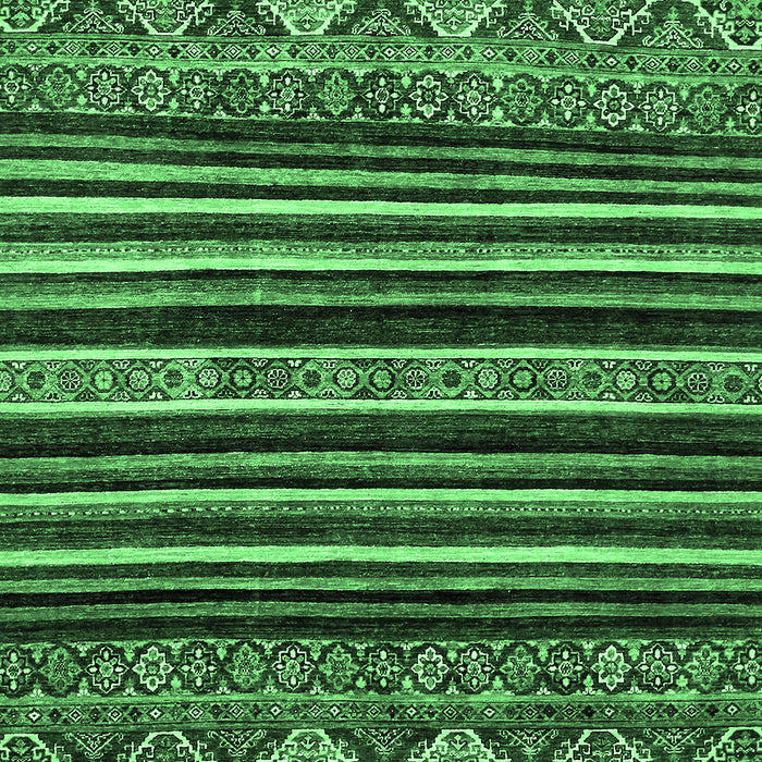 Abstract Emerald Green Modern Rug, abs556emgrn