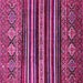 Square Abstract Pink Modern Rug, abs556pnk