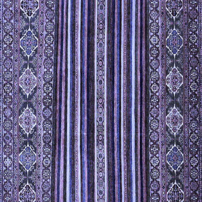 Square Abstract Blue Modern Rug, abs556blu