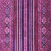 Square Abstract Purple Modern Rug, abs556pur