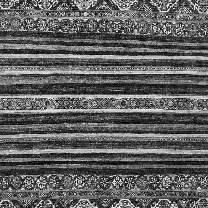 Machine Washable Abstract Gray Modern Rug, wshabs556gry