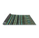 Sideview of Abstract Light Blue Modern Rug, abs556lblu