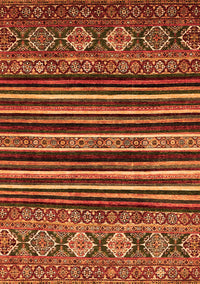 Abstract Orange Modern Rug, abs556org