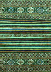 Abstract Turquoise Modern Rug, abs556turq