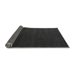 Sideview of Abstract Gray Modern Rug, abs5570gry