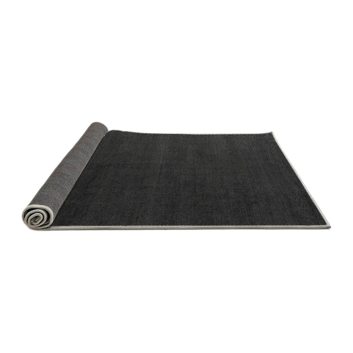 Sideview of Abstract Gray Modern Rug, abs5570gry