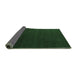 Sideview of Abstract Emerald Green Modern Rug, abs5570emgrn