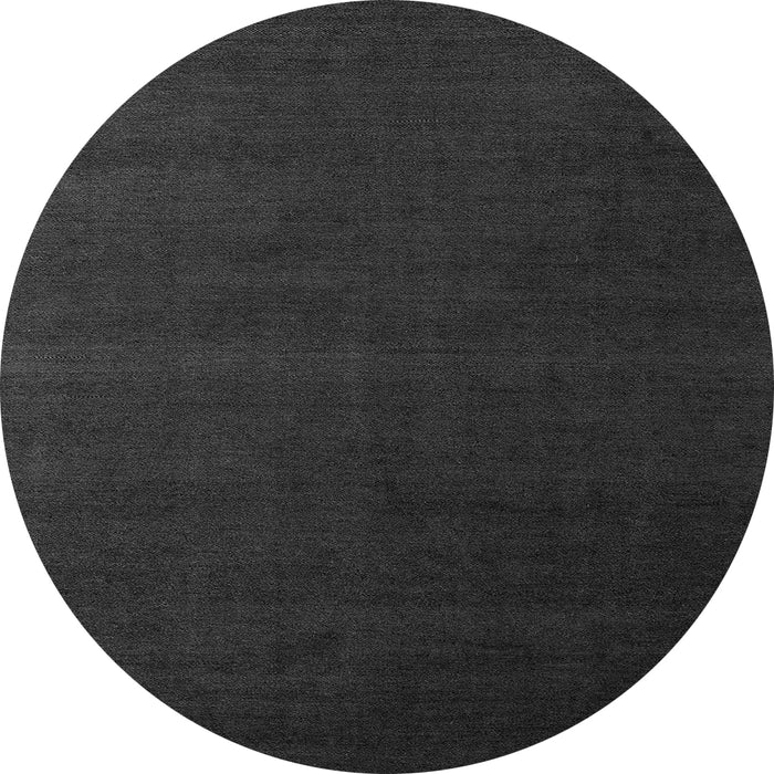Round Abstract Gray Modern Rug, abs5570gry