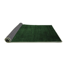 Sideview of Abstract Emerald Green Modern Rug, abs5571emgrn