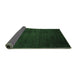 Sideview of Abstract Emerald Green Modern Rug, abs5571emgrn