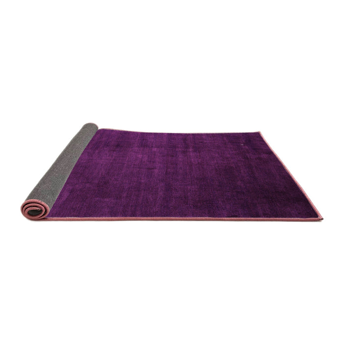 Sideview of Abstract Purple Modern Rug, abs5571pur