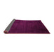 Sideview of Abstract Pink Modern Rug, abs5571pnk