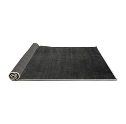 Sideview of Abstract Gray Modern Rug, abs5571gry