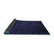 Sideview of Abstract Blue Modern Rug, abs5571blu