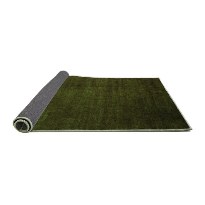 Sideview of Abstract Green Modern Rug, abs5571grn